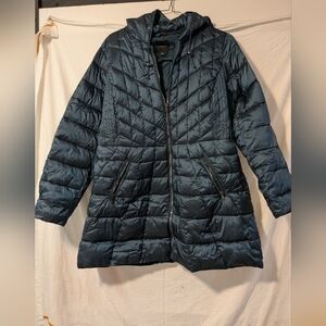 Lane Bryant BlueGreen Puffer Jacket